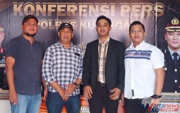 Dugaan Pengerusakan Fasilitas Umum, Pelapor Penuhi Panggilan Penyidik Polres Kuningan dan Serahkan Bukti