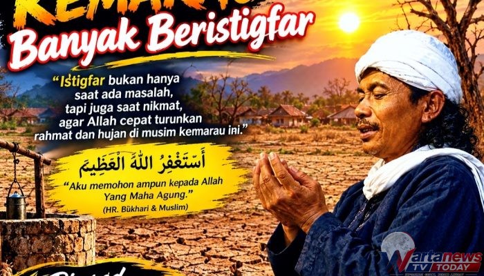 Ajengan Dud Bud Wana Tara ‘Ajak Warga Kuningan Perbanyak Istighfar di Musim Kemarau