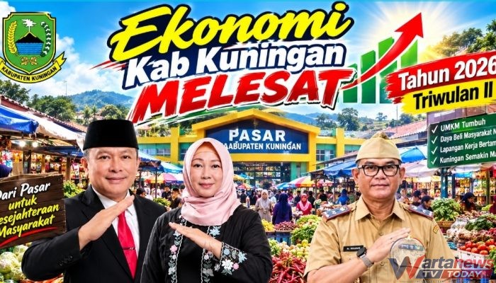 Triwulan Ke II 2026, Ekonomi Kuningan Melesat 