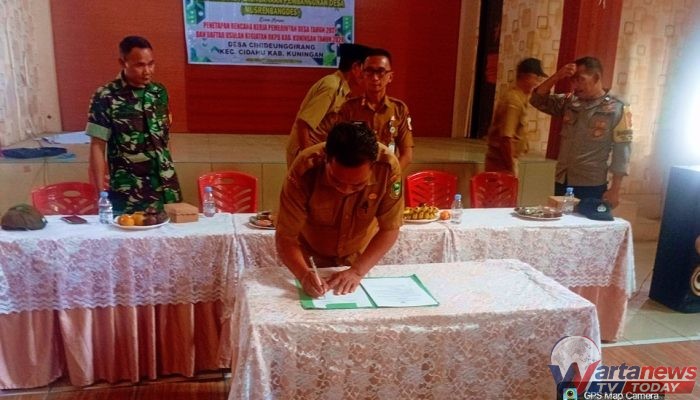 Desa Cihideunggirang Gelar Musrenbangdes, Tetapkan Rencana Kerja Pemerintah Desa Tahun 2027 dan Usulan tahun 2028.