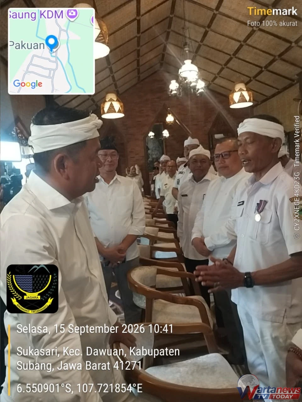 Desa Jagara menerima penghargaan kinerja terbaik dan bantuan keuangan Rp1 miliar dari Pemerintah Provinsi Jawa Barat