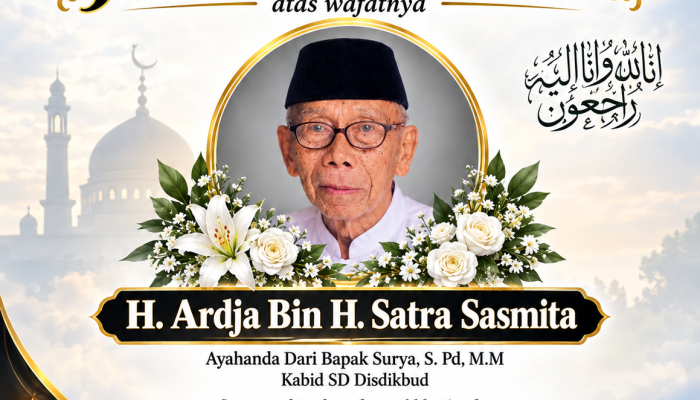 Kabar Duka, Ayahanda Kabid SD Disdikbud Kuningan Bapak H. Ardja Bin H. Satra Sasmita Tutup Usia 
