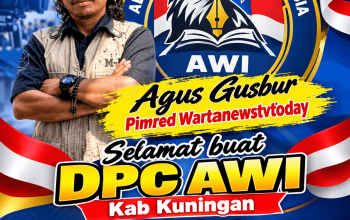 Agus Gusbur mengapresiasi rapat rutin DPC AWI Kabupaten Kuningan untuk memperkuat solidaritas organisasi