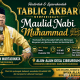 Masyarakat Desa Cibeureum menghadiri Tabligh Akbar bersama KH. Rukman Wiriadinata di Alun-Alun Desa Cibeureum, Kecamatan Cibingbin.