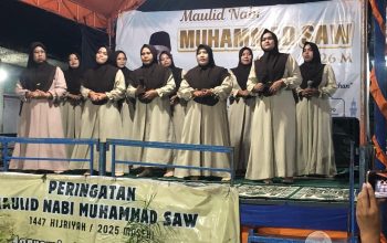 Group Qasidah Mutiara Semarakkan Peringatan Maulid Nabi Muhammad SAW di Mushola Miftahul Jannah Desa Cibeureum