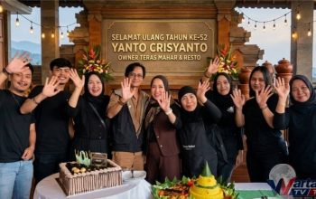 H. Yanto Crisyanto Rayakan Ulang Tahun ke-52 di Teras Mahar & Resto Kuningan, Dihadiri Sejumlah Pejabat, Keluarga, Sahabat dan Pegawai