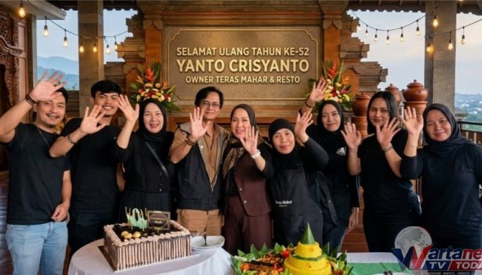H. Yanto Crisyanto Rayakan Ulang Tahun ke-52 di Teras Mahar & Resto Kuningan, Dihadiri Sejumlah Pejabat, Keluarga, Sahabat dan Pegawai