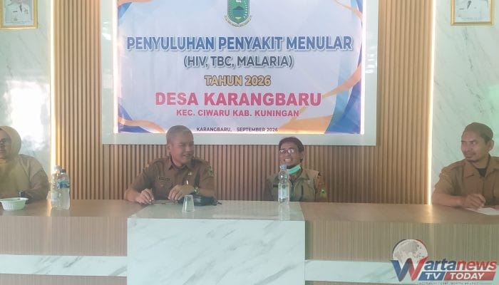 Penyuluhan Penyakit Menular HIV, TBC, dan Malaria Tahun 2026 Digelar di Desa Karangbaru, Ciwaru, Kuningan
