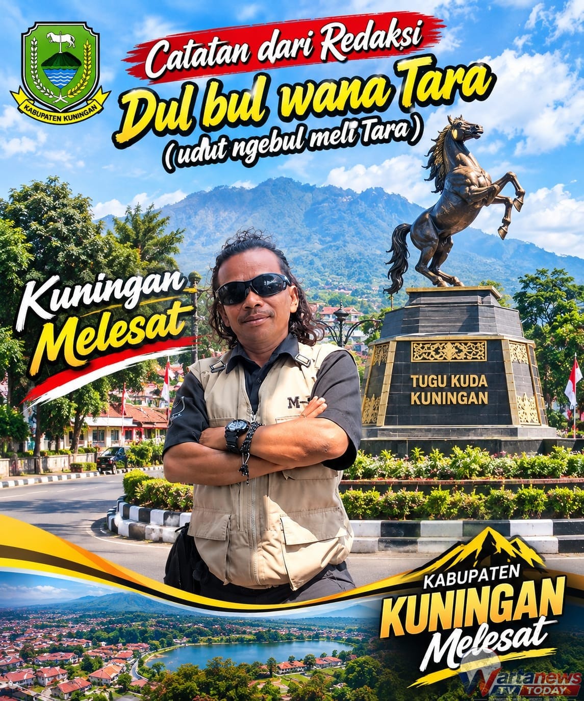 Bupati Kuningan Dian Rachmat Yanuar dan Wakil Bupati Tuti Andriani