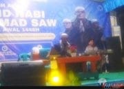 KH Ridwan Fauzi Berikan Tausiyah pada Tabligh Akbar dan Maulid Nabi Muhammad 1448 H di Desa Manis kidul Jalaksana Kuningan