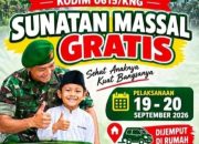 Kodim 0615/Kuningan Gelar Khitanan Massal Sambut HUT ke-81 TNI