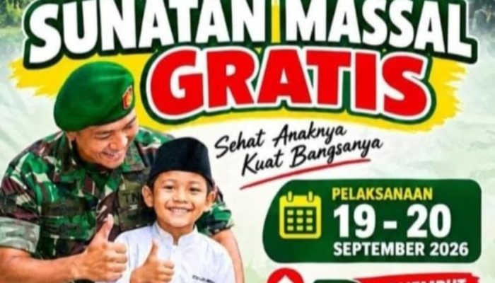 Kodim 0615/Kuningan Gelar Khitanan Massal Sambut HUT ke-81 TNI