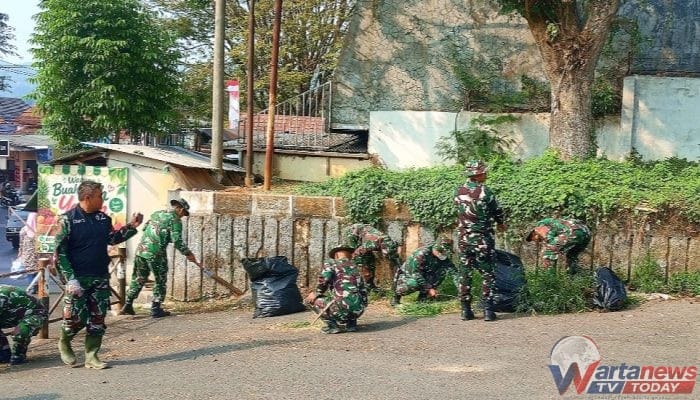 Kodim 0615/Kuningan Gelar Karya Bhakti Sambut HUT TNI ke-81