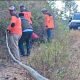 Relawan MPA Majakuning mengaktifkan embung air untuk mencegah karhutla di Bukit Seribu Bintang TNGC