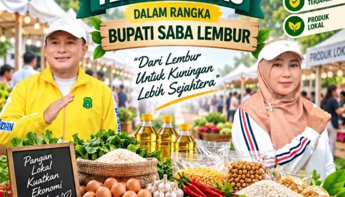 PDAU Gelar Bazar Pangan Kejangkau  dalam Rangka Bupati Kuningan Saba Desa di Kecamatan Subang