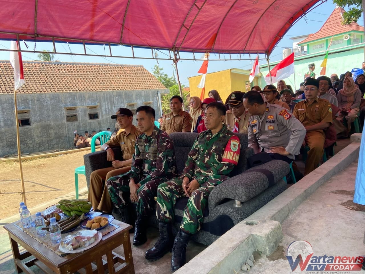 Peresmian Jembatan Garuda Kodim 0615 Kuningan di Desa Pajawan Kidul Kecamatan Lebakwangi