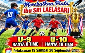 Piala Ibu Sri Laelasari Anggota DPRD Kuningan ,U-9 & U-10 Berebut Prestasi di Anniversary ke-30 SSB Turangga Sakti