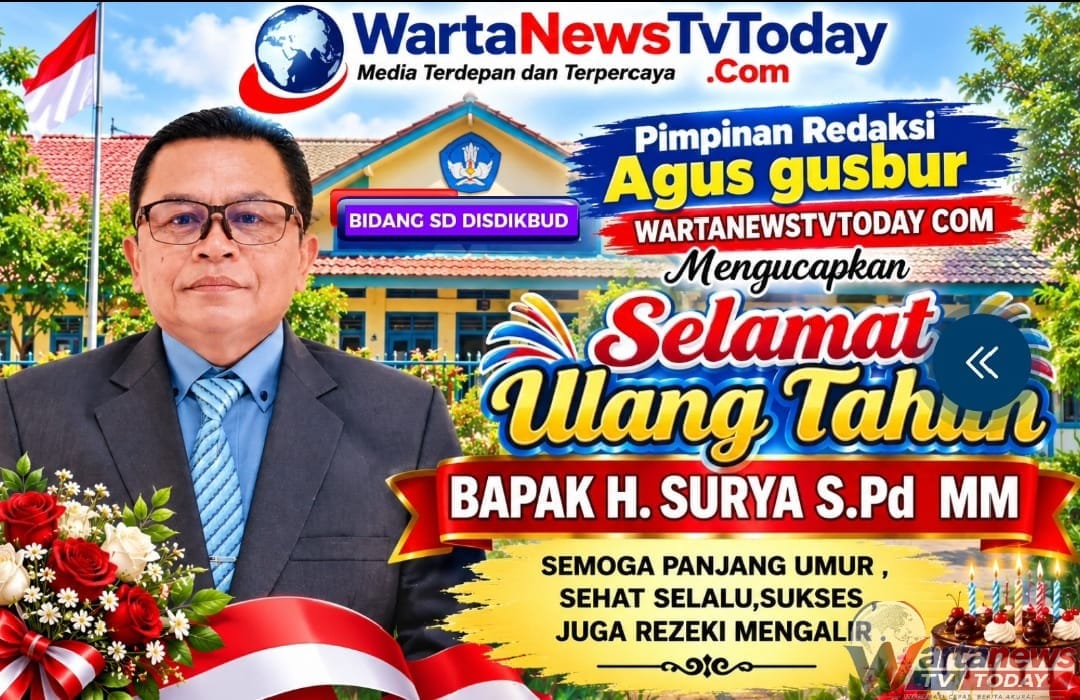Ucapan selamat ulang tahun H. Surya Kabid SD Disdikbud Kuningan