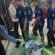 Siswa SMKN 1 Japara mengikuti program Tiket Sampah