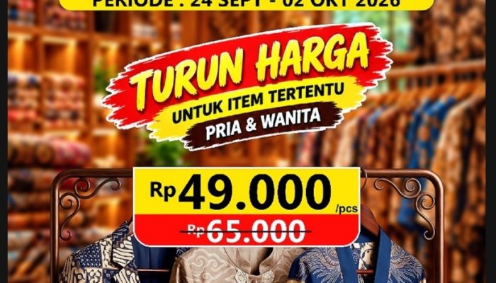 Fajar Toserba Jalaksana Hadirkan Promo Spesial Hari Batik Nasional