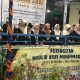 Rebana IRMAS Miftahul Jannah tampil pada peringatan Maulid Nabi di Dusun 4 Desa Cibeureum Kuningan