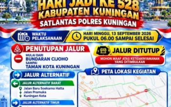 Karnaval ,Rangkaian HUT Kab Kuningan ke 528 bunderan Cijoho dan Taman Kota Tutup Sementara .