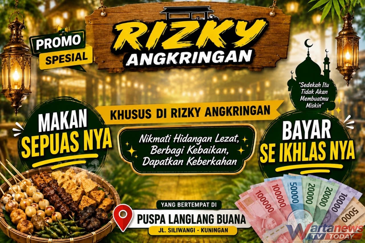 Kegiatan Makan Sepuasnya Rizki Angkringan di Puspa Langlang Buana bersama masyarakat dalam suasana penuh kebersamaan.