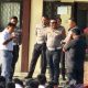 Kasat Lantas Polres Kuningan memberikan edukasi keselamatan berlalu lintas kepada siswa SMKN 1 Japara.