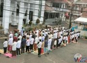 Shalat Istisqa Kelurahan Cirendang Kuningan untuk memohon hujan