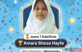 Siswi MIN 4  Kuningan Amara Sheza Hayfa Juara 1 Lomba Matematika Tingkat Kabupaten, Melaju ke Tingkat Provinsi Jabar