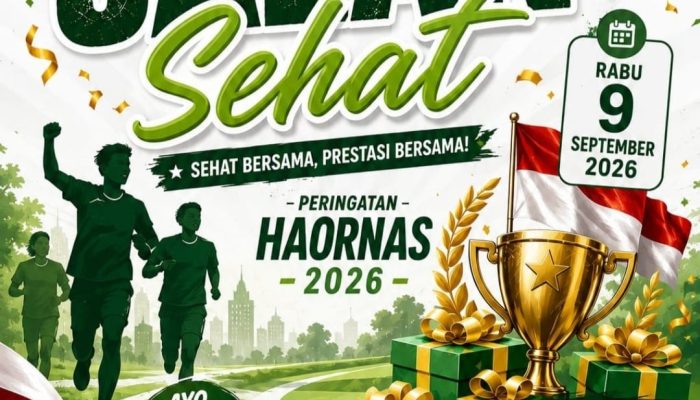 SMP Bustanul Ulum Paguyangan Gelar Jalan Sehat Meriahkan HAORNAS 2026
