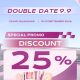 Promo Special Discount Fajar Jalaksana Grup untuk produk kosmetik KAHF, WARDAH, dan LIGHT periode 10–13 September 2026.