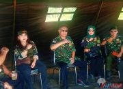Hipakad Kabupaten Kuningan Hadiri Upacara Peringatan HUT ke-81 TNI di Yonif TP 839/SA