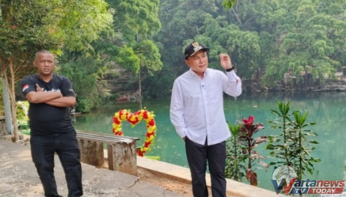 Bupati Kuningan Sidak Hotmix di Kawasan Talaga Cicerem, Apresiasi Perkembangan BUMDes Arya Kamuning juga Wisata Talaga Cicerem